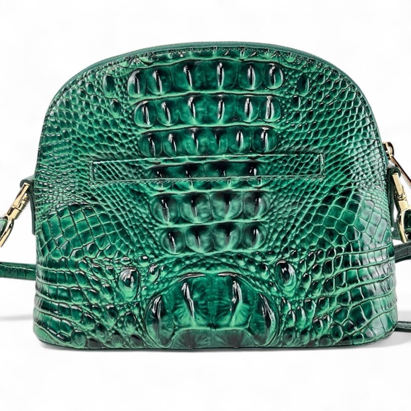 Brahmin Small Georgina in Emerald Green From The Melbourne Collection - Picture 4 of 12